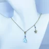 Collar aguamarina Acimetric